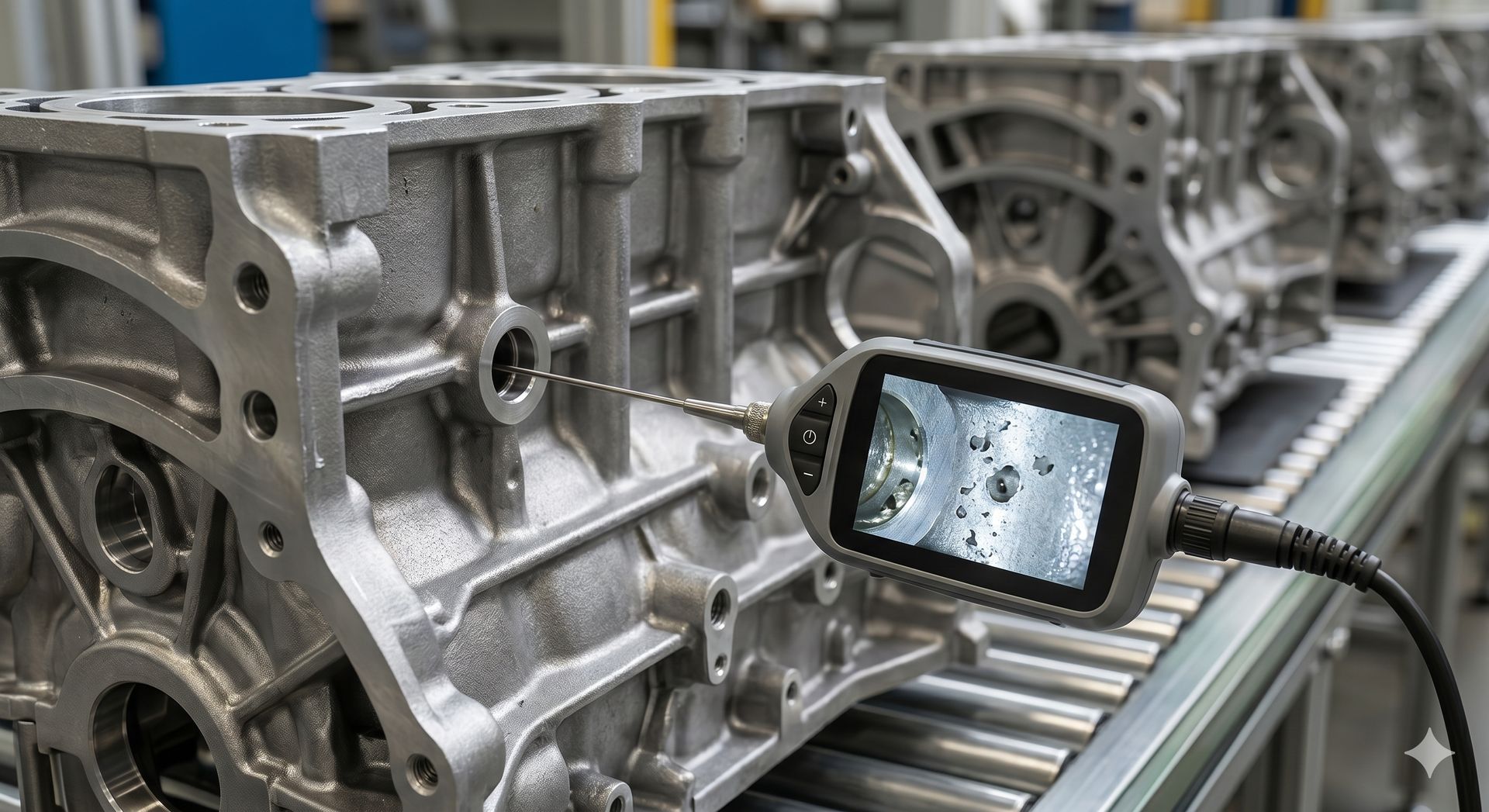 Case Study: Micro-Defect Detection in Automotive Casting — The OmniScope S1 2.8mm Probe in Engine Block QA