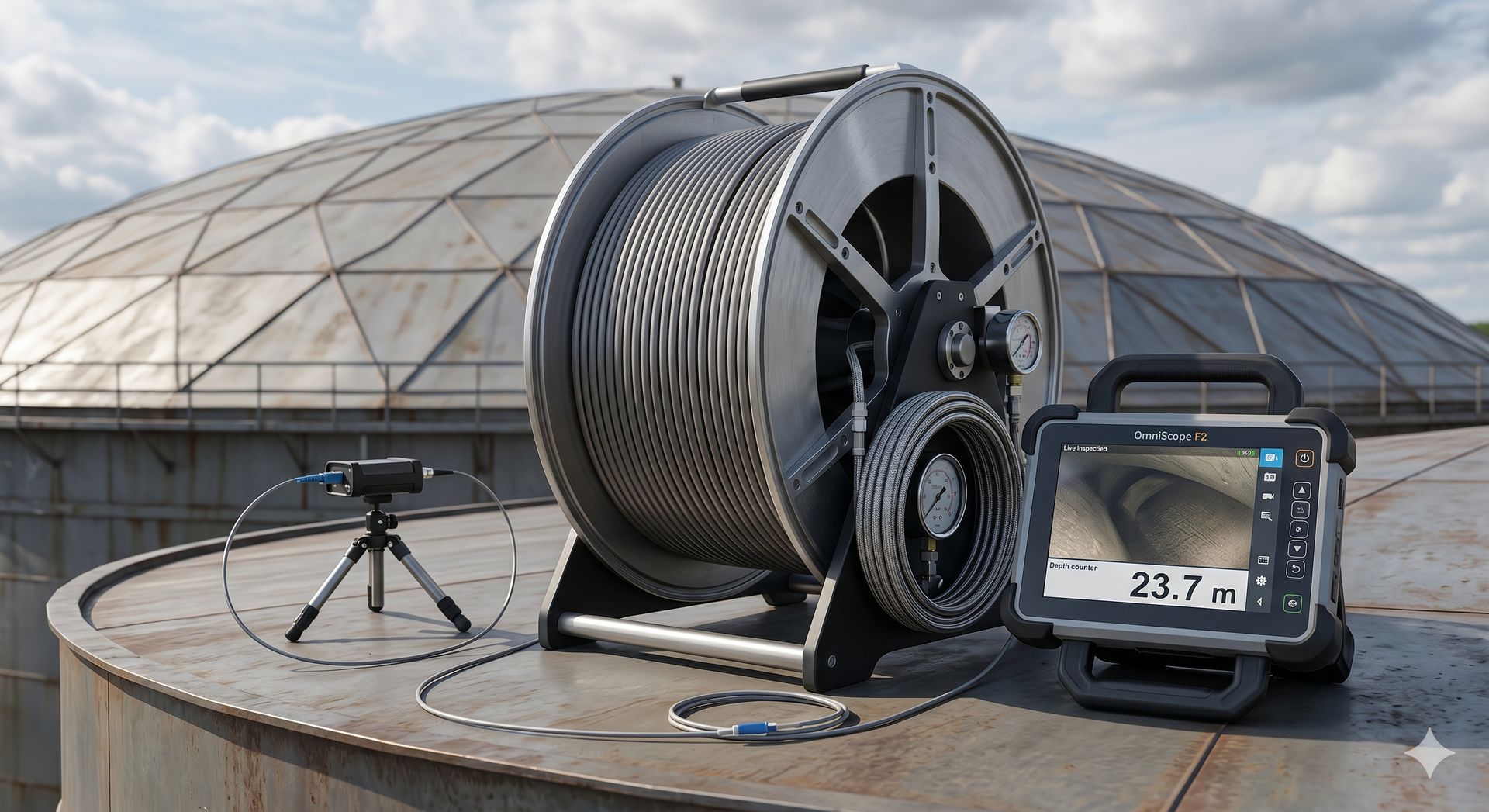 Product Launch: Breaking Boundaries — The OmniScope F2 Pneumatic 30m Borescope for Long-Pipe NDT
