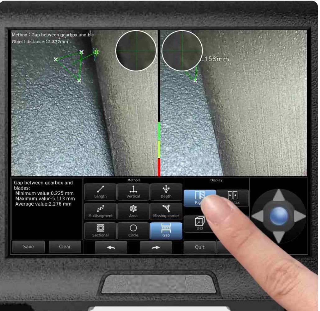 Stereo 3D Measurement on a Handheld Videoscope: From "See the Defect" to "Size the Defect"